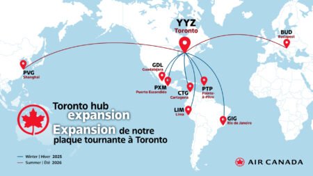 Air Canada Expands Toronto Pearson Operations with New International Routes Through 2026 Air Canada Expands Toronto Pearson Operations with New International Routes Through 2026