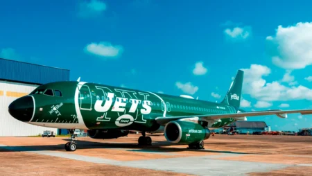 JetBlue Reveals New York Jets-Themed Airbus A320 Livery