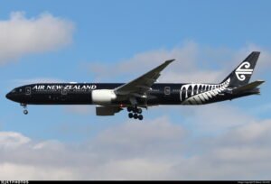 Air New Zealand Boeing 777-300ER with an exception