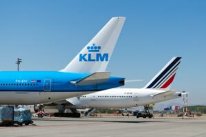 Air France and KLM Jets