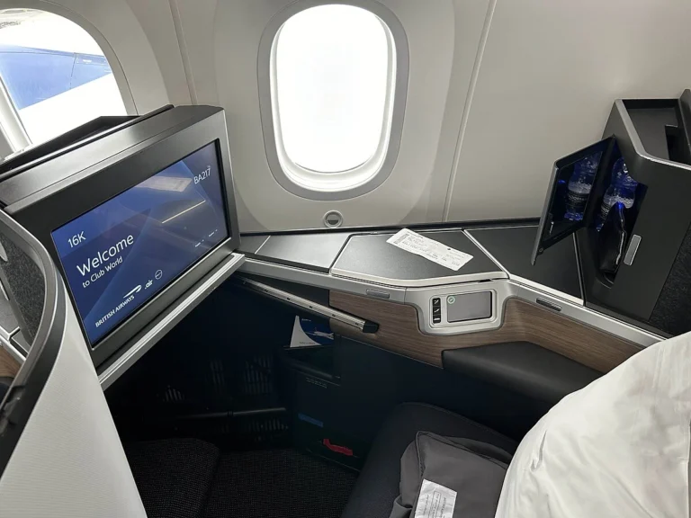 British Airways Club Suites Seat