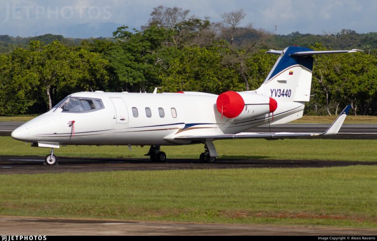 Learjet 55 (YV3440) that Crashed at Caracas Airport