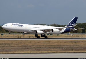 Lufthansa's Airbus A340-313X - Registered as D-AIGM