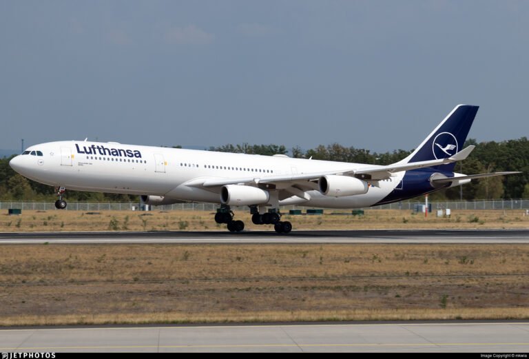 Lufthansa's Airbus A340-313X - Registered as D-AIGM