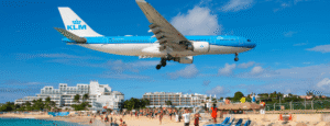 Top 10 Scenic Runways for Aviation Photography and Spotting KLM's Boeing 767 Landing at Princess Juliana International (SXM), St. Maarten