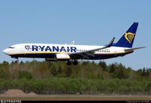 Ryanair's Boeing 737-8AS Registered as 9H-QCJ