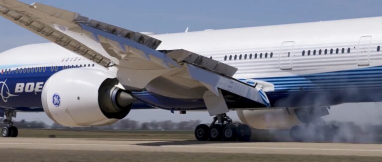Boeing 777-9 Brake Test