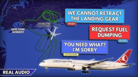 Turkish Airlines Boeing 787 Returns to JFK Due to Landing Gear Issue