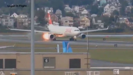 Swiss A330 Rejects Takeoff in Boston Due to Engine Fire: Investigation Underway Swiss A330 Rejects Takeoff in Boston Due to Engine Fire: Investigation Underway