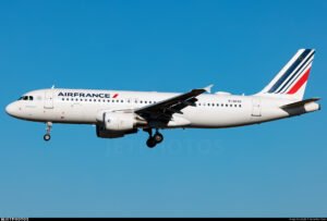 Air France A320 Registered as F-GKXQ