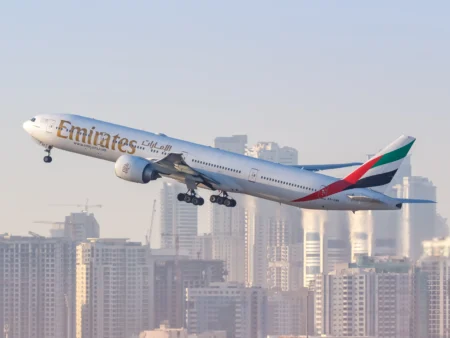 Emirates Boeing 777 Taking Off